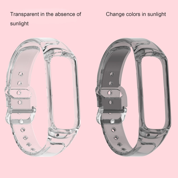 Discoloration in Light TPU Watch Band, For Samsung Galaxy Fit 2 SM-R220