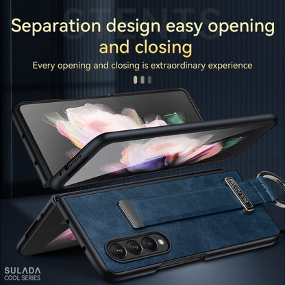 SULADA Cool Series PC + Leather Texture Skin Feel Shockproof Phone Case, For Samsung Galaxy Z Fold3 5G, For iPhone 12, For iPhone 13, For Samsung Galaxy S22 5G, For Samsung Galaxy Z Fold2, For Samsung Galaxy Z Flip3, For iPhone 12 Pro                  ...