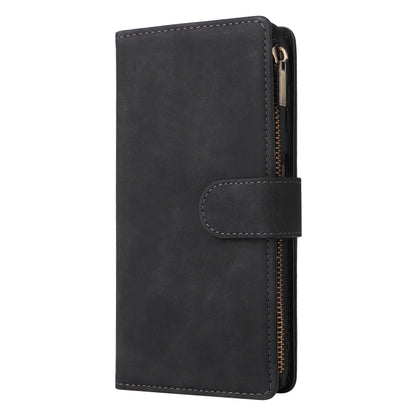Multifunctional Frosted Zipper Wallet Leather Phone Case, For Samsung Galaxy A13 4G, For Samsung Galaxy A23, For OnePlus 9 Pro, For OnePlus 9, For Google Pixel 6 Pro, For Google Pixel 6a, For Google Pixel 7 5G, For Google Pixel 7 Pro 5G                ...