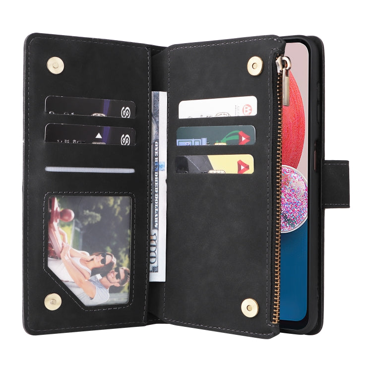 Multifunctional Frosted Zipper Wallet Leather Phone Case, For Samsung Galaxy A13 4G, For Samsung Galaxy A23, For OnePlus 9 Pro, For OnePlus 9, For Google Pixel 6 Pro, For Google Pixel 6a, For Google Pixel 7 5G, For Google Pixel 7 Pro 5G                ...