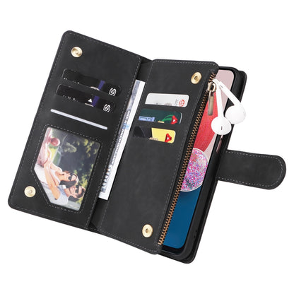 Multifunctional Frosted Zipper Wallet Leather Phone Case, For Samsung Galaxy A13 4G, For Samsung Galaxy A23, For OnePlus 9 Pro, For OnePlus 9, For Google Pixel 6 Pro, For Google Pixel 6a, For Google Pixel 7 5G, For Google Pixel 7 Pro 5G                ...