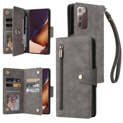 Rivet Buckle 9 Cards Three Fold Leather Phone Case, For OnePlus Nord N10 5G, For Samsung Galaxy Note20, For OnePlus 10 Pro 5G, For Samsung Galaxy A23 4G, For Xiaomi 11T