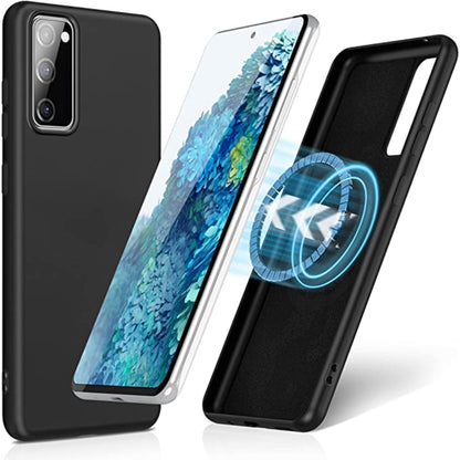 MagSafe Magnetic Liquid Silicone Phone Case, For Samsung Galaxy S20 FE 2022/S20 FE, For Samsung Galaxy S21 5G, For Samsung Galaxy S21+ 5G, For Samsung Galaxy S21 FE 5G, For Samsung Galaxy S21 Ultra 5G, For Samsung Galaxy S22 5G, For Samsung Galaxy S22+...