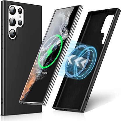 MagSafe Magnetic Liquid Silicone Phone Case, For Samsung Galaxy S20 FE 2022/S20 FE, For Samsung Galaxy S21 5G, For Samsung Galaxy S21+ 5G, For Samsung Galaxy S21 FE 5G, For Samsung Galaxy S21 Ultra 5G, For Samsung Galaxy S22 5G, For Samsung Galaxy S22+...