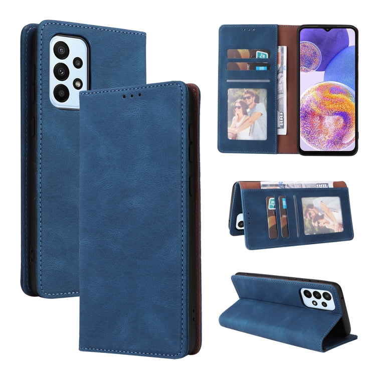 Simple Suction Closure Leather Phone Case, For Samsung Galaxy A03s, For Samsung Galaxy A13 4G, For Xiaomi Redmi Note 11 4G International, For Xiaomi Redmi Note 11 Pro, For Samsung Galaxy A23, For Samsung Galaxy A73 5G, For Xiaomi Redmi Note 11 Pro 5G