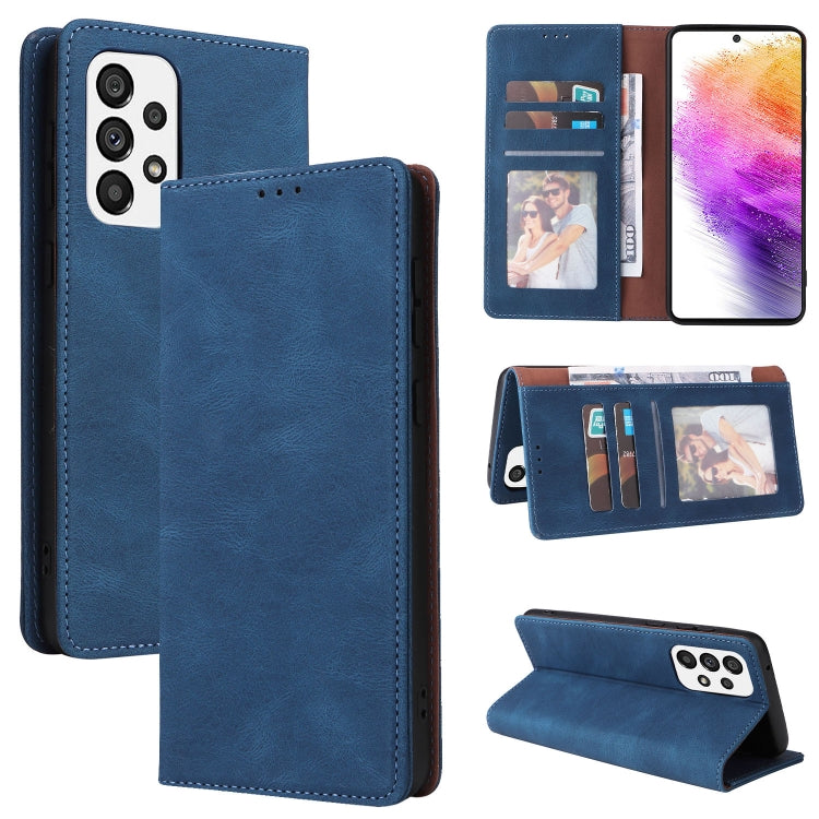 Simple Suction Closure Leather Phone Case, For Samsung Galaxy A03s, For Samsung Galaxy A13 4G, For Xiaomi Redmi Note 11 4G International, For Xiaomi Redmi Note 11 Pro, For Samsung Galaxy A23, For Samsung Galaxy A73 5G, For Xiaomi Redmi Note 11 Pro 5G