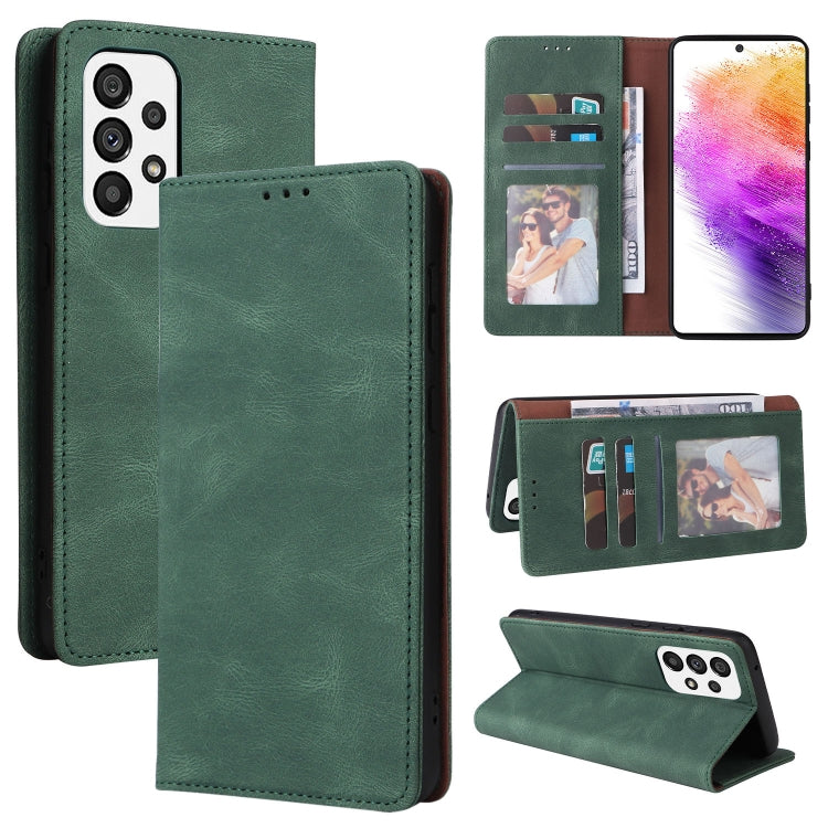 Simple Suction Closure Leather Phone Case, For Samsung Galaxy A03s, For Samsung Galaxy A13 4G, For Xiaomi Redmi Note 11 4G International, For Xiaomi Redmi Note 11 Pro, For Samsung Galaxy A23, For Samsung Galaxy A73 5G, For Xiaomi Redmi Note 11 Pro 5G