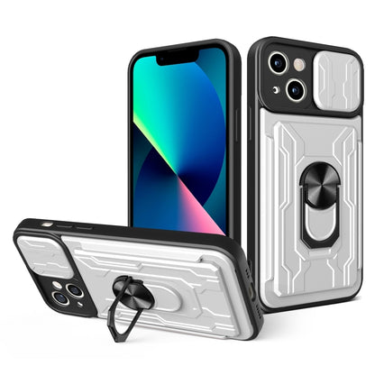 Sliding Camshield TPU+PC Phone Case with Card Slot, For iPhone 14, For iPhone 14 Pro, For iPhone 14 Plus, For iPhone 14 Pro Max