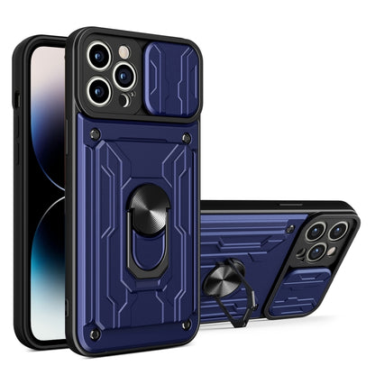 Sliding Camshield TPU+PC Phone Case with Card Slot, For iPhone 14, For iPhone 14 Pro, For iPhone 14 Plus, For iPhone 14 Pro Max