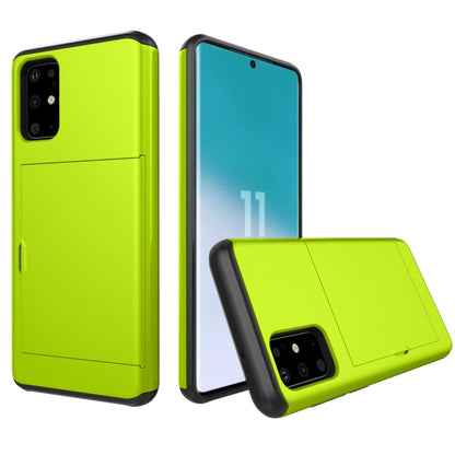 Shockproof Rugged Armor Protective Case with Card Slot, For Samsung Galaxy S20, For Samsung Galaxy S20+, For Samsung Galaxy S20 Ultra