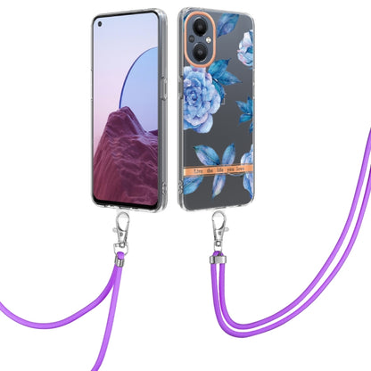 Flowers Series TPU Phone Case with Lanyard, For OnePlus N20 5G, For OPPO Realme 9 Pro+ 5G, For OPPO Realme 9 Pro 5G, For OPPO Realme 9i/A36/A96 4G, For OPPO Realme C21Y, For Xiaomi Redmi Note 11s, For Samsung Galaxy A13, For Samsung Galaxy A23