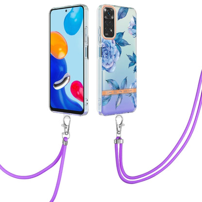 Flowers Series TPU Phone Case with Lanyard, For OnePlus N20 5G, For OPPO Realme 9 Pro+ 5G, For OPPO Realme 9 Pro 5G, For OPPO Realme 9i/A36/A96 4G, For OPPO Realme C21Y, For Xiaomi Redmi Note 11s, For Samsung Galaxy A13, For Samsung Galaxy A23