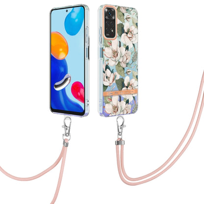 Flowers Series TPU Phone Case with Lanyard, For OnePlus N20 5G, For OPPO Realme 9 Pro+ 5G, For OPPO Realme 9 Pro 5G, For OPPO Realme 9i/A36/A96 4G, For OPPO Realme C21Y, For Xiaomi Redmi Note 11s, For Samsung Galaxy A13, For Samsung Galaxy A23