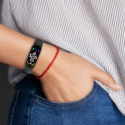Official Silicone Watch Band, For Xiaomi Mi Band 7 / 7NFC / 6 / 6 NFC / 5 / 5 NFC / Amazfit Band 5
