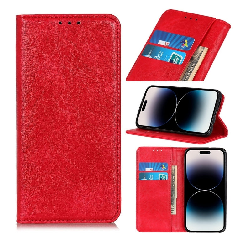 Magnetic Crazy Horse Texture Horizontal Flip Leather Phone Case,Small Quantity Recommended Before iPhone 14 Launching, For iPhone 14, For iPhone 14 Plus, For iPhone 14 Pro, For iPhone 14 Pro Max