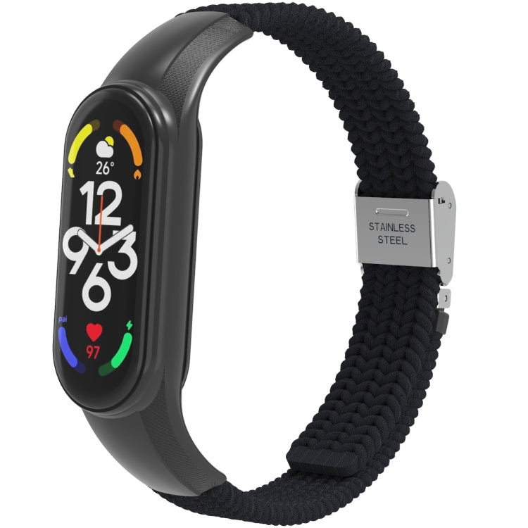 Adjustable Nylon Braided Integrated Watch Band, For Xiaomi Mi Band 7