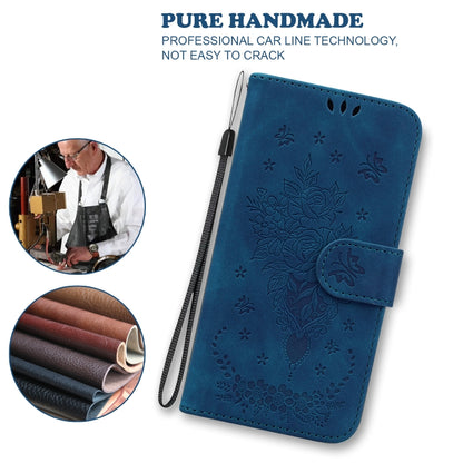 Butterfly Rose Embossed Leather Phone Case, For Samsung Galaxy A50 / A30s / A50s, For Samsung Galaxy A53 5G, For Samsung Galaxy A70 / A70s, For Samsung Galaxy A73 5G, For Samsung Galaxy A11 / M11 EU Version, For Samsung Galaxy A41                      ...