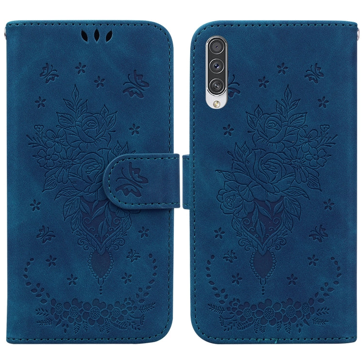 Butterfly Rose Embossed Leather Phone Case, For Samsung Galaxy A50 / A30s / A50s, For Samsung Galaxy A53 5G, For Samsung Galaxy A70 / A70s, For Samsung Galaxy A73 5G, For Samsung Galaxy A11 / M11 EU Version, For Samsung Galaxy A41                      ...