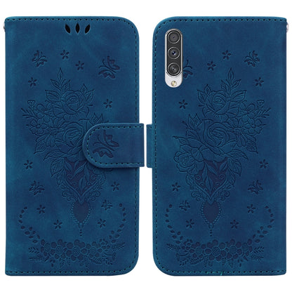 Butterfly Rose Embossed Leather Phone Case, For Samsung Galaxy A50 / A30s / A50s, For Samsung Galaxy A53 5G, For Samsung Galaxy A70 / A70s, For Samsung Galaxy A73 5G, For Samsung Galaxy A11 / M11 EU Version, For Samsung Galaxy A41                      ...