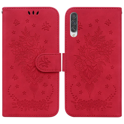 Butterfly Rose Embossed Leather Phone Case, For Samsung Galaxy A50 / A30s / A50s, For Samsung Galaxy A53 5G, For Samsung Galaxy A70 / A70s, For Samsung Galaxy A73 5G, For Samsung Galaxy A11 / M11 EU Version, For Samsung Galaxy A41                      ...