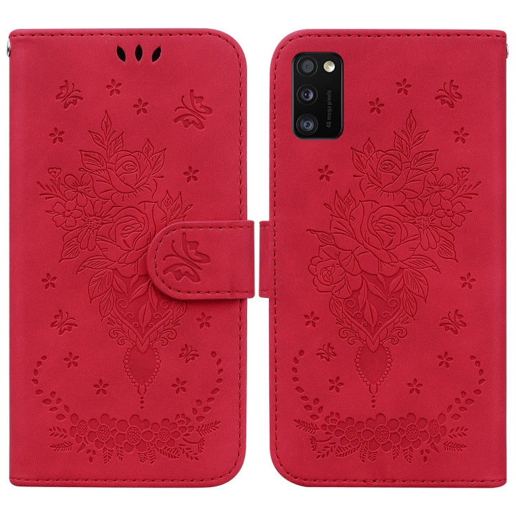 Butterfly Rose Embossed Leather Phone Case, For Samsung Galaxy A50 / A30s / A50s, For Samsung Galaxy A53 5G, For Samsung Galaxy A70 / A70s, For Samsung Galaxy A73 5G, For Samsung Galaxy A11 / M11 EU Version, For Samsung Galaxy A41                      ...