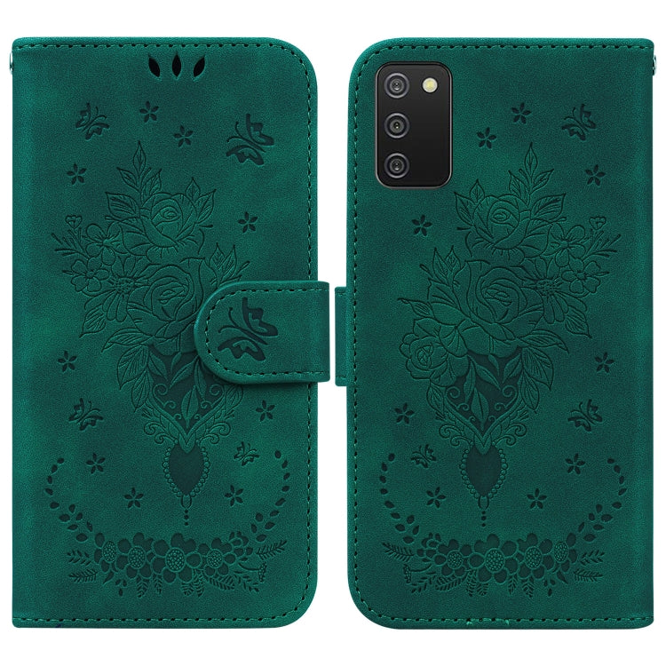 Butterfly Rose Embossed Leather Phone Case, For Samsung Galaxy A50 / A30s / A50s, For Samsung Galaxy A53 5G, For Samsung Galaxy A70 / A70s, For Samsung Galaxy A73 5G, For Samsung Galaxy A11 / M11 EU Version, For Samsung Galaxy A41                      ...
