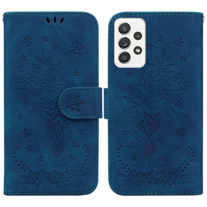 Butterfly Rose Embossed Leather Phone Case, For Samsung Galaxy A03s EU Version, For Samsung Galaxy A13 5G, For Samsung Galaxy A23, For Samsung Galaxy A51 5G, For Samsung Galaxy A52 5G / 4G, For Samsung Galaxy A71, For Samsung Galaxy A71 5G             ...