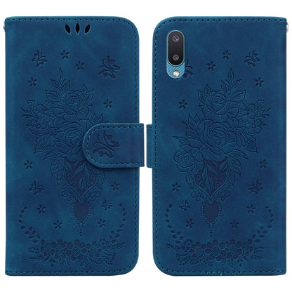 Butterfly Rose Embossed Leather Phone Case, For Samsung Galaxy A03s EU Version, For Samsung Galaxy A13 5G, For Samsung Galaxy A23, For Samsung Galaxy A51 5G, For Samsung Galaxy A52 5G / 4G, For Samsung Galaxy A71, For Samsung Galaxy A71 5G             ...