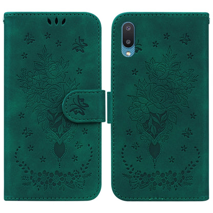 Butterfly Rose Embossed Leather Phone Case, For Samsung Galaxy A03s EU Version, For Samsung Galaxy A13 5G, For Samsung Galaxy A23, For Samsung Galaxy A51 5G, For Samsung Galaxy A52 5G / 4G, For Samsung Galaxy A71, For Samsung Galaxy A71 5G             ...