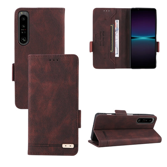 Magnetic Clasp Flip Leather Phone Case, For Sony Xperia 1 IV, For Sony Xperia 10 IV, For Sony Xperia Ace III, For Samsung Galaxy A22 5G, For Samsung Galaxy A53 5G, For Samsung Galaxy Z Fold2 5G, For Samsung Galaxy Z Fold3 5G