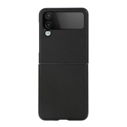 Sheep Texture Genuine Leather Phone Case, For Samsung Galaxy Z Flip4