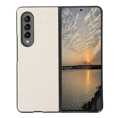 Crocodile Texture PU Leather Protective Phone Case, For Samsung Galaxy Z Fold4