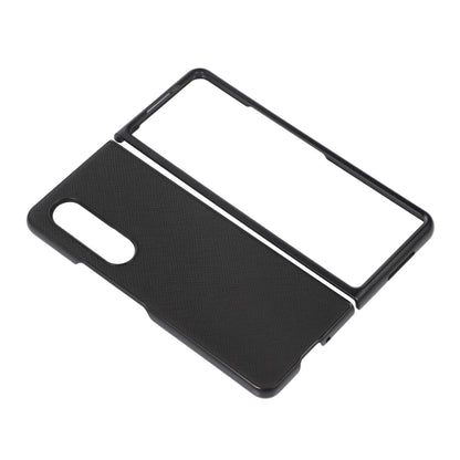 Cross Texture PU Leather Phone Case, For Samsung Galaxy Z Fold4