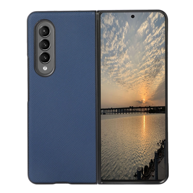 Cross Texture PU Leather Phone Case, For Samsung Galaxy Z Fold4