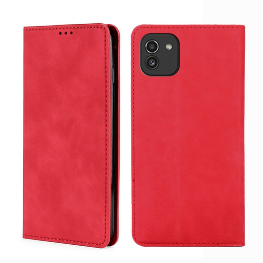 Skin Feel Magnetic Horizontal Flip Leather Phone Case, For Samsung Galaxy A03 EU Edition 166mm, For Samsung Galaxy A23 5G, For Samsung Galaxy M33 5G, For Samsung Galaxy M53 5G, For OnePlus Nord CE 2 5G