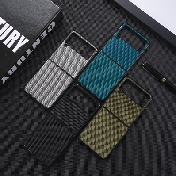 Nylon Cloth Texture Shockproof PC+TPU Phone Case, For Samsung Galaxy Z Flip4 5G
