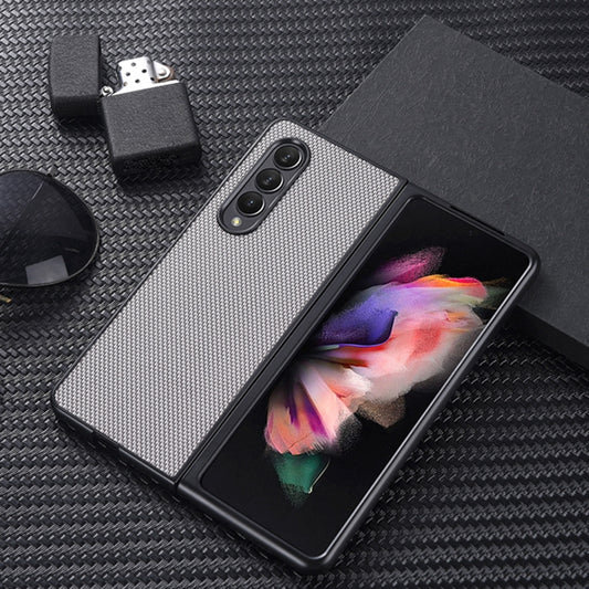 Nylon Cloth Texture Shockproof PC+TPU Phone Case, For Samsung Galaxy Z Fold4 5G