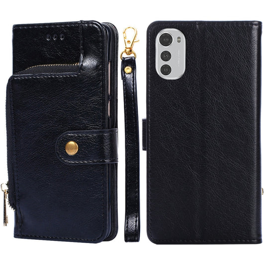 Zipper Bag Leather Phone Case, For Motorola Moto E32, For OPPO A36/A76 4G Global, For OPPO A57 5G 2022/Realme Q5i, For Motorola Moto G22, For OPPO A95 5G, For Motorola Moto G52 4G/Moto G82 5G, For OPPO Find X5 Pro, For OPPO K10 5G, For OPPO K10 Pro 5G