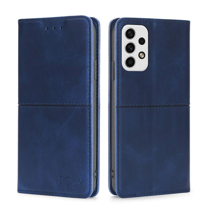 Cow Texture Magnetic Horizontal Flip Leather Phone Case, For Samsung Galaxy A03 EU Edition 166mm, For Samsung Galaxy A23 5G, For Samsung Galaxy M33 5G, For Samsung Galaxy M53 5G