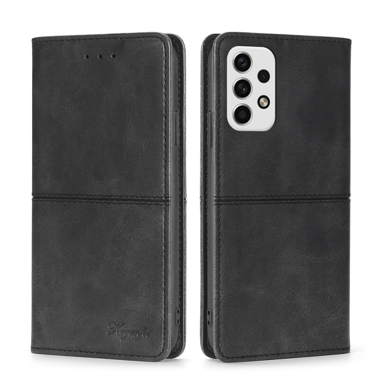 Cow Texture Magnetic Horizontal Flip Leather Phone Case, For Samsung Galaxy A03 EU Edition 166mm, For Samsung Galaxy A23 5G, For Samsung Galaxy M33 5G, For Samsung Galaxy M53 5G