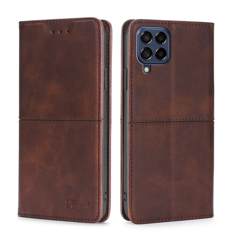 Cow Texture Magnetic Horizontal Flip Leather Phone Case, For Samsung Galaxy A03 EU Edition 166mm, For Samsung Galaxy A23 5G, For Samsung Galaxy M33 5G, For Samsung Galaxy M53 5G