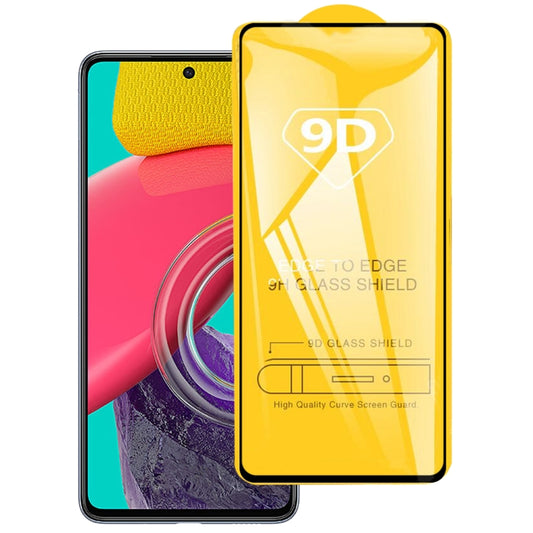 9D Full Glue Screen Tempered Glass Film, For Samsung Galaxy M53 (1 PC)