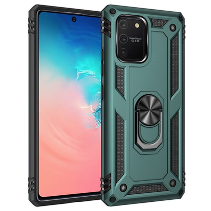 Shockproof TPU + PC Protective Case with 360 Degree Rotating Holder, For Galaxy A01, For Galaxy A81 / Note 10 Lite, For Galaxy A91 / S10 Lite
