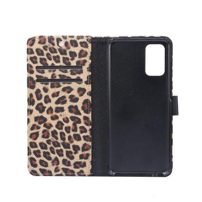 Leopard Pattern Horizontal Flip Leather Case with Holder & Card Slots, For Galaxy S20+, For Galaxy S20, For Galaxy S20 Ultra