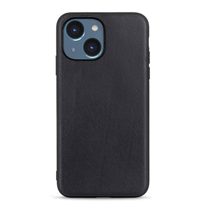 Lambskin Texture Genuine Leather Phone Case, For iPhone 14, For iPhone 14 Plus, For iPhone 14 Pro, For iPhone 14 Pro Max