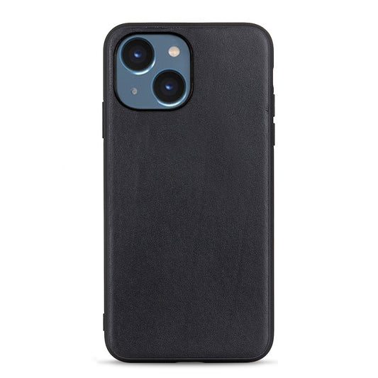 Lambskin Texture Genuine Leather Phone Case, For iPhone 14, For iPhone 14 Plus, For iPhone 14 Pro, For iPhone 14 Pro Max