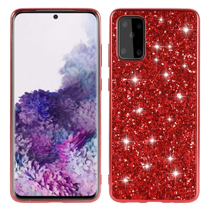 Plating Glittery Powder Shockproof TPU Protective Case, For Samsung Galaxy A51, For Samsung Galaxy A71, For Samsung Galaxy M30s, For Samsung Galaxy S20, For Samsung Galaxy S20+, For Samsung Galaxy S20 Ultra