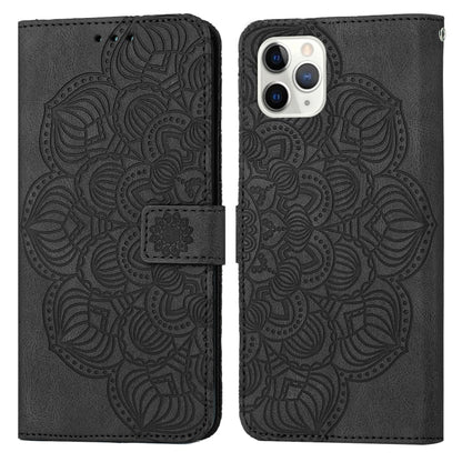 Mandala Embossed Flip Leather Phone Case, For iPhone 11 Pro Max, For iPhone X / XS, For iPhone XR, For iPhone XS Max, For iPhone SE 2022 / 2020 / 8 / 7, For iPhone 7 Plus / 8 Plus