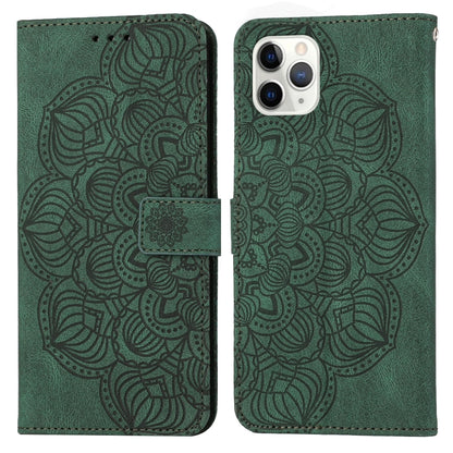 Mandala Embossed Flip Leather Phone Case, For iPhone 11 Pro Max, For iPhone X / XS, For iPhone XR, For iPhone XS Max, For iPhone SE 2022 / 2020 / 8 / 7, For iPhone 7 Plus / 8 Plus