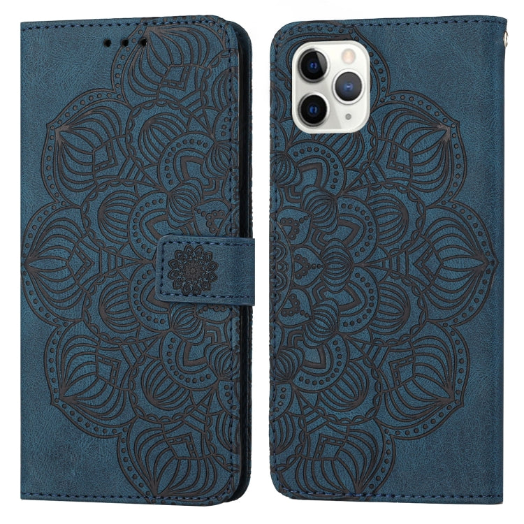Mandala Embossed Flip Leather Phone Case, For iPhone 11 Pro Max, For iPhone X / XS, For iPhone XR, For iPhone XS Max, For iPhone SE 2022 / 2020 / 8 / 7, For iPhone 7 Plus / 8 Plus